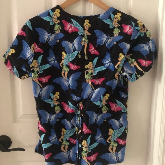Disney Tinker Bell pediatric scrub top size XS - Picture 4 of 4